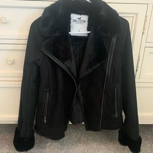 Hollister fur jacket
